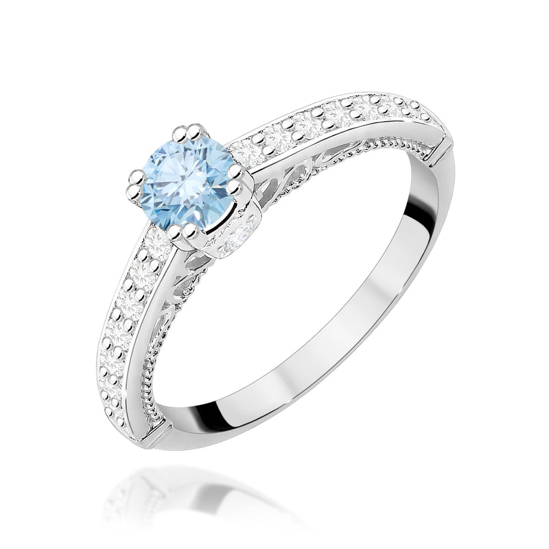 Inel Aur 9K cu Diamante de Laborator 0.56 ct, imaginea 5 din 8
