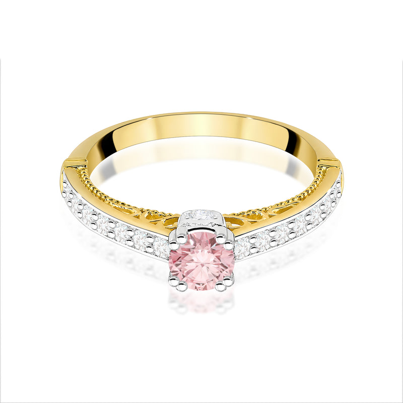 Inel Aur 9K cu Diamante de Laborator 0.56 ct, imaginea 2 din 8