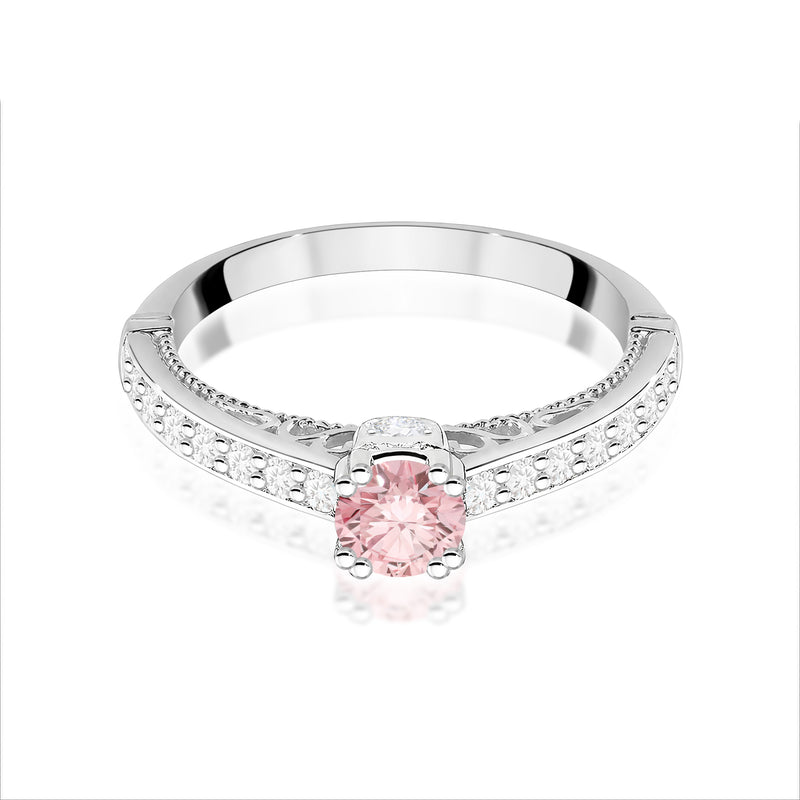 Inel Aur 9K cu Diamante de Laborator 0.56 ct, imaginea 6 din 8