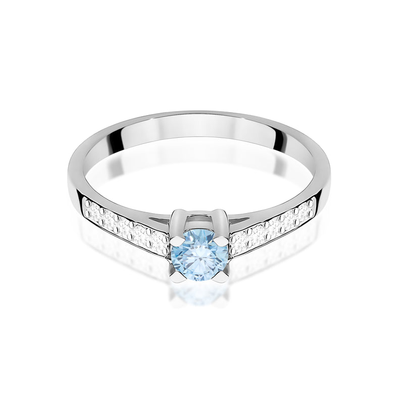 Inel Aur 9K cu Diamante de Laborator 0.45 ct, imaginea 6 din 8