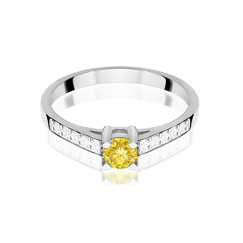 Inel Aur 9K cu Diamante de Laborator 0.45 ct, imaginea 6 din 8