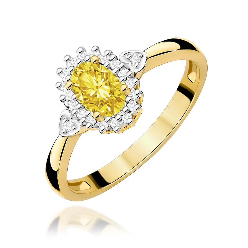 Inel Aur 14K cu Diamante de Laborator 0.70 ct — Aur galben