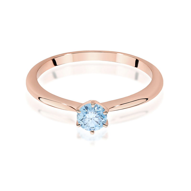 Inel Aur 14K cu Diamant de Laborator 0.50 ct, imaginea 6 din 12