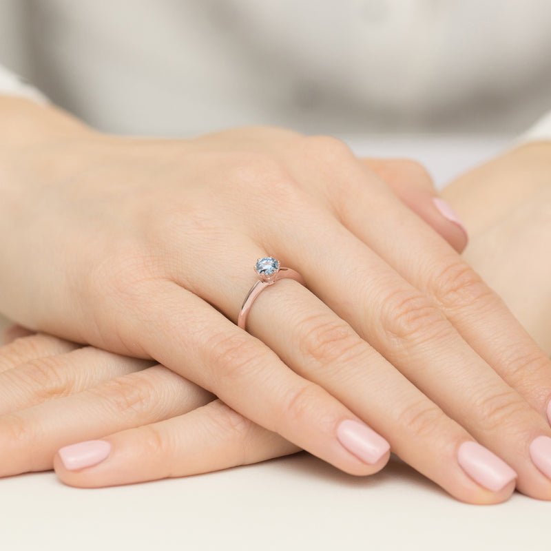 Inel Aur 14K cu Diamant de Laborator 0.50 ct, imaginea 8 din 12