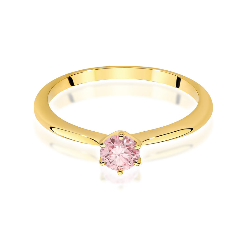 Inel Aur 14K cu Diamant de Laborator 0.50 ct, imaginea 2 din 12