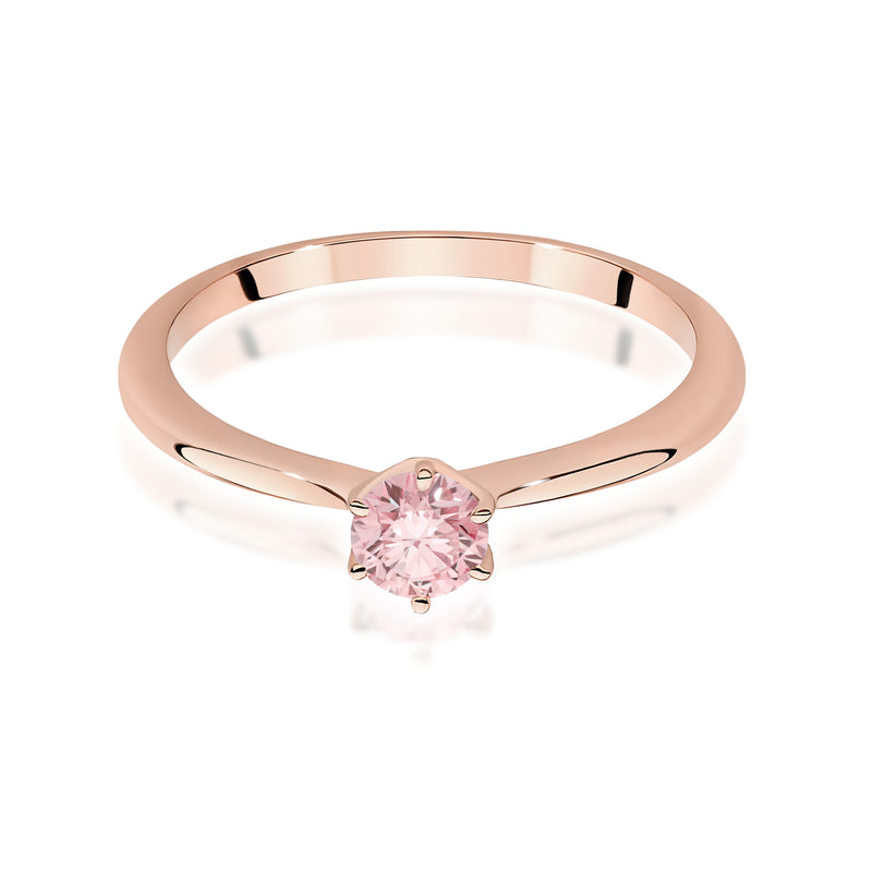 Inel Aur 14K cu Diamant de Laborator 0.50 ct, imaginea 6 din 12