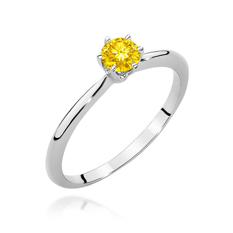 Inel Aur 14K cu Diamant de Laborator 0.50 ct, imaginea 9 din 12