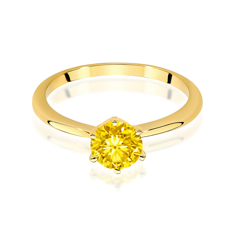 Inel Aur 14K cu Diamant de Laborator 1.00 ct, imaginea 2 din 12