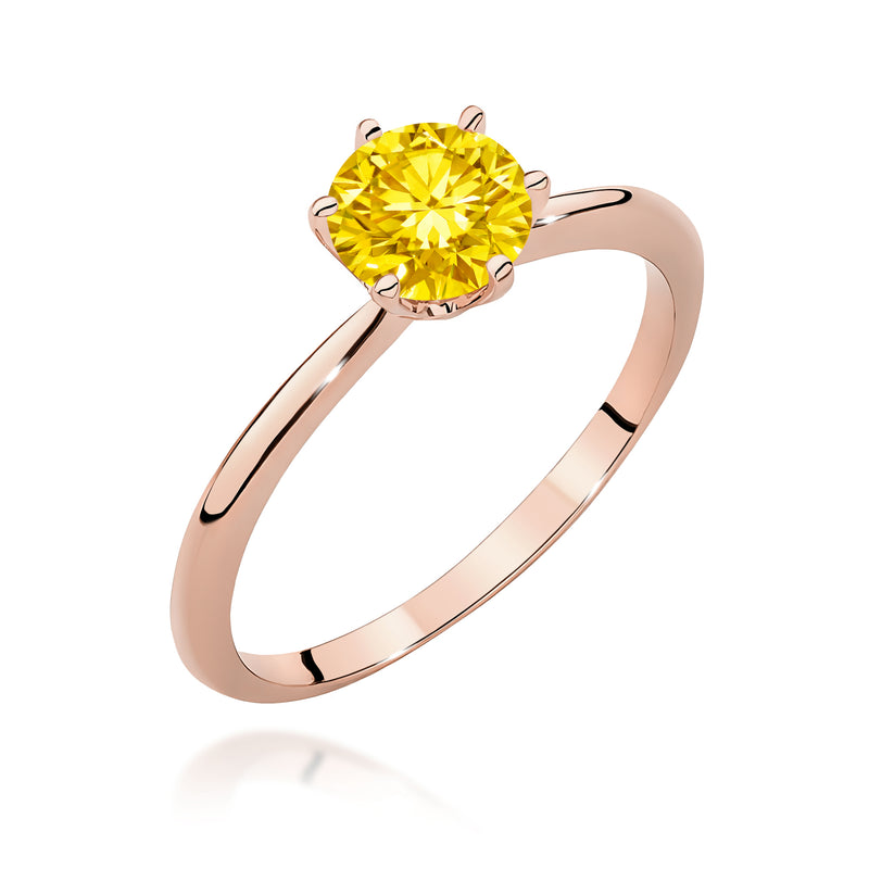 Inel Aur 14K cu Diamant de Laborator 1.00 ct, imaginea 5 din 12