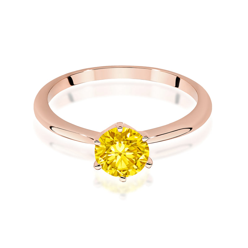 Inel Aur 14K cu Diamant de Laborator 1.00 ct, imaginea 6 din 12