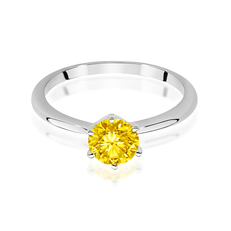 Inel Aur 14K cu Diamant de Laborator 1.00 ct, imaginea 10 din 12