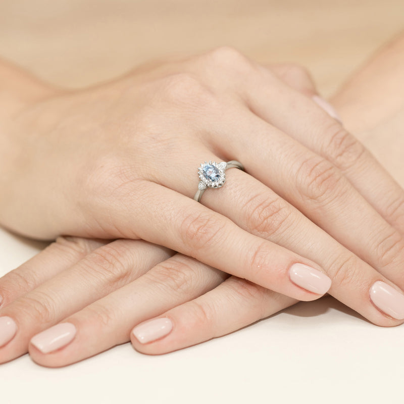 Inel Aur 9K cu Diamante de Laborator 0.60 ct, imaginea 8 din 8