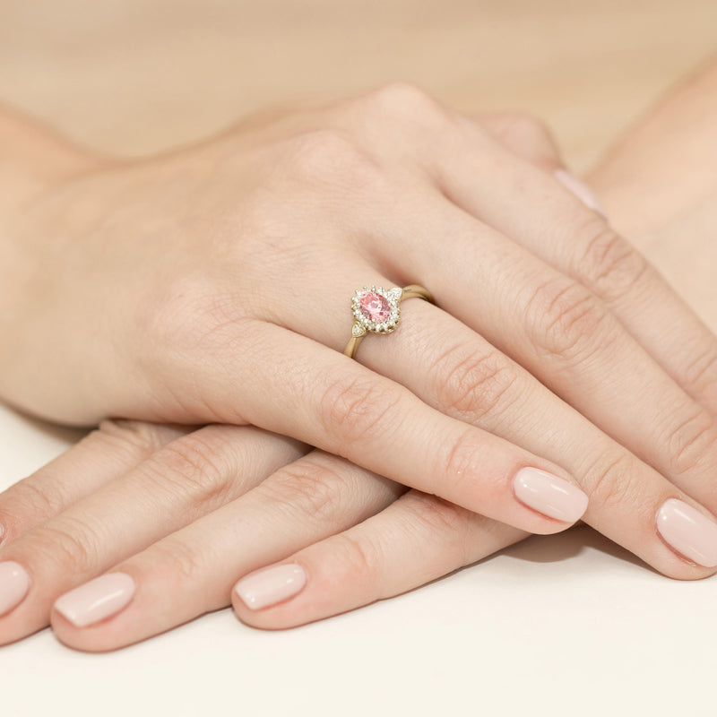 Inel Aur 9K cu Diamante de Laborator 0.70 ct, imaginea 4 din 8