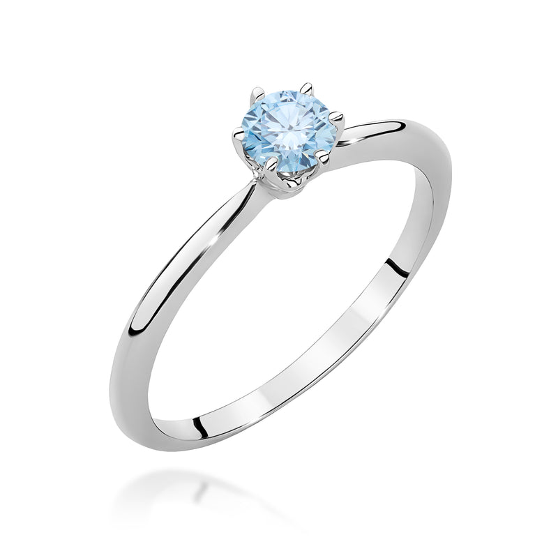 Inel Aur 9K cu Diamant de Laborator 0.50 ct, imaginea 9 din 12