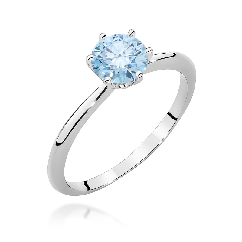 Inel Aur 9K cu Diamant de Laborator 1.00 ct, imaginea 5 din 8