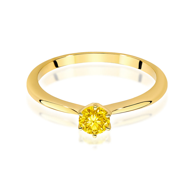 Inel Aur 9K cu Diamant de Laborator 0.50 ct, imaginea 2 din 8