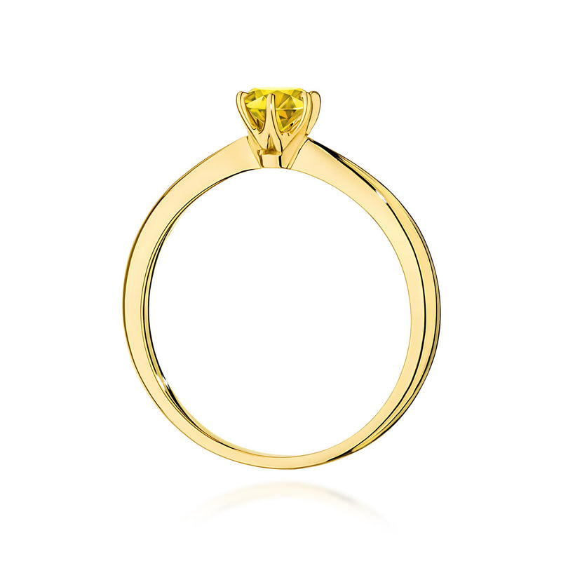 Inel Aur 9K cu Diamant de Laborator 0.50 ct, imaginea 3 din 8