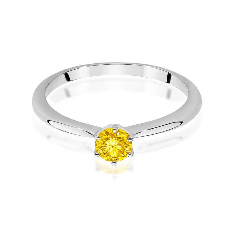Inel Aur 9K cu Diamant de Laborator 0.50 ct, imaginea 6 din 8