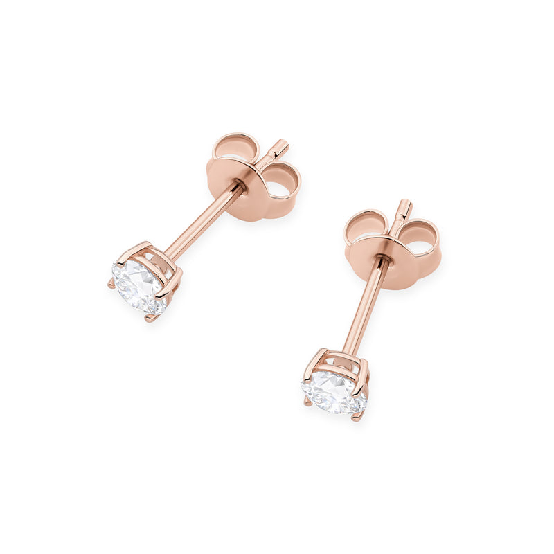 Cercei Aur 14K cu Diamant de Laborator 0.30 ct, imaginea 5 din 9