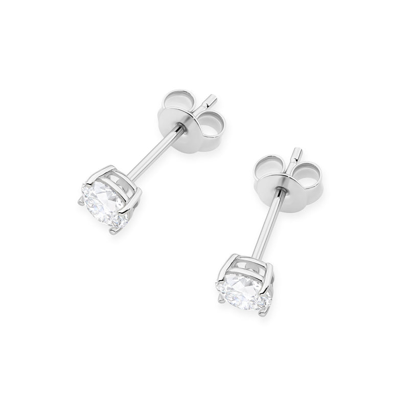 Cercei Aur 14K cu Diamant de Laborator 0.50 ct, imaginea 8 din 9