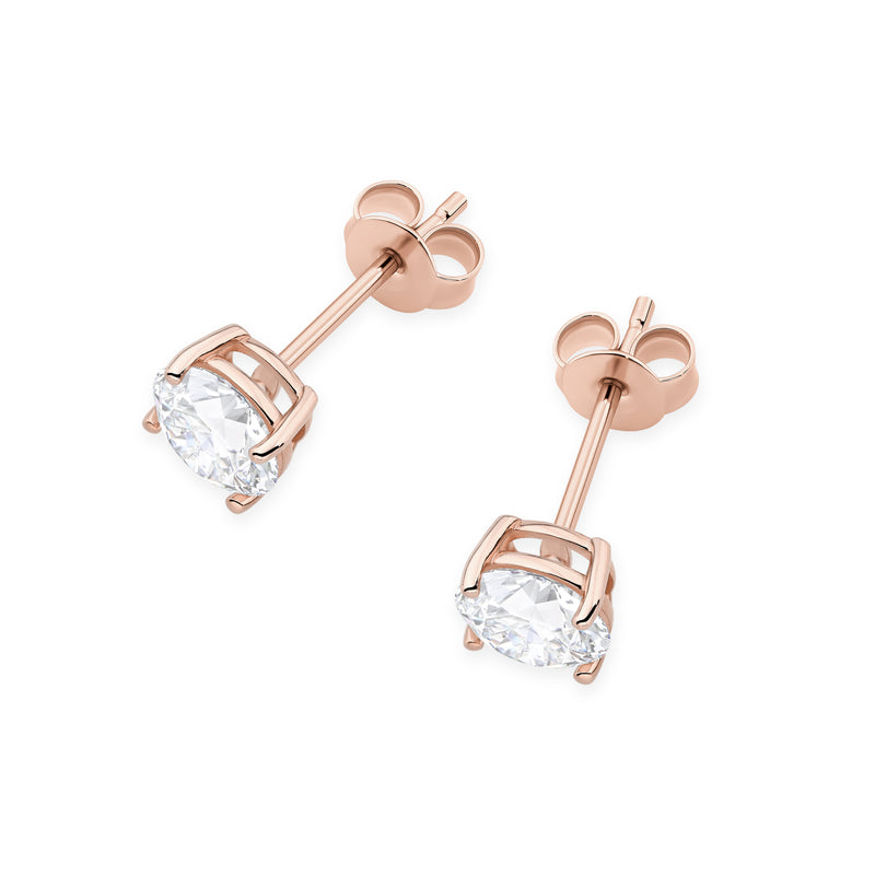 Cercei Aur 14K cu Diamant de Laborator 1.00 ct, imaginea 5 din 9