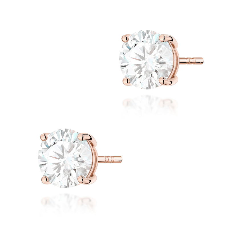 Cercei Aur 14K cu Diamant de Laborator 2.00 ct, imaginea 4 din 9