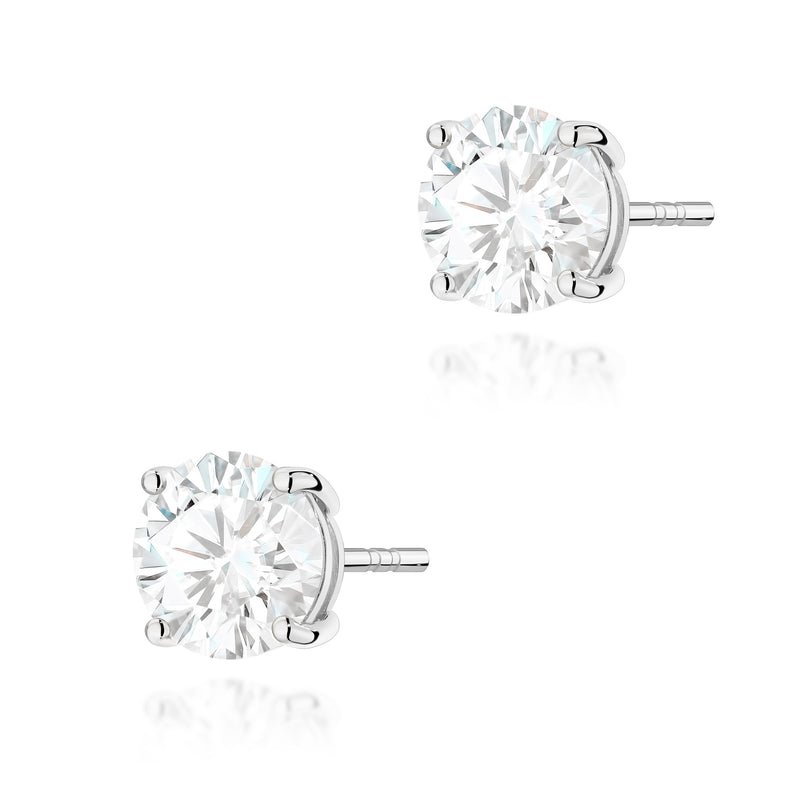 Cercei Aur 14K cu Diamant de Laborator 2.00 ct, imaginea 7 din 9