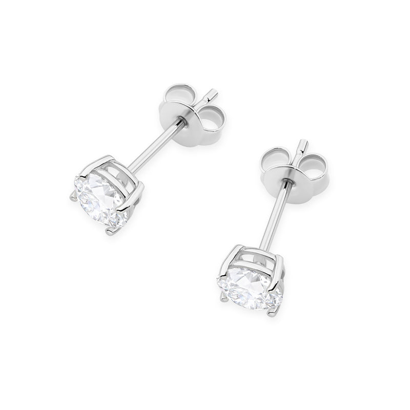 Cercei Aur 14K cu Diamant Natural 0.70 ct, imaginea 8 din 9