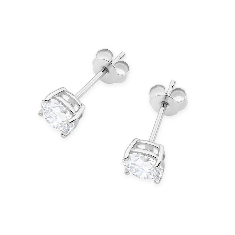 Cercei Aur 14K cu Diamant Natural 1.00 ct, imaginea 8 din 9