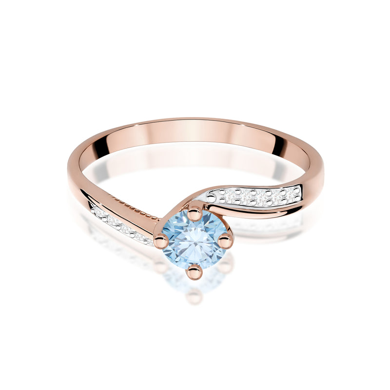 Inel Aur 14K cu Diamante de Laborator 0.55 ct, imaginea 6 din 12