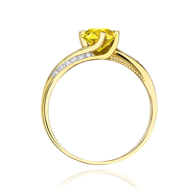Inel Aur 14K cu Diamante de Laborator 0.55 ct, imaginea 3 din 12