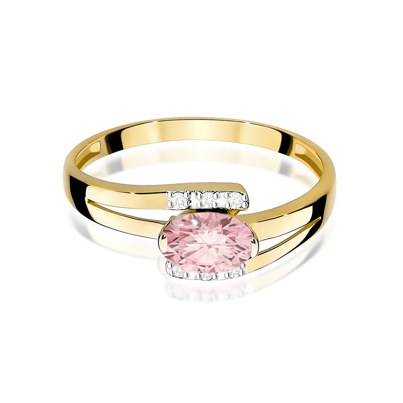 Inel Aur 14K cu Diamante de Laborator 0.55 ct, imaginea 2 din 12