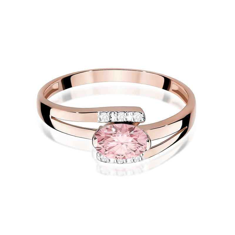 Inel Aur 14K cu Diamante de Laborator 0.55 ct, imaginea 6 din 12