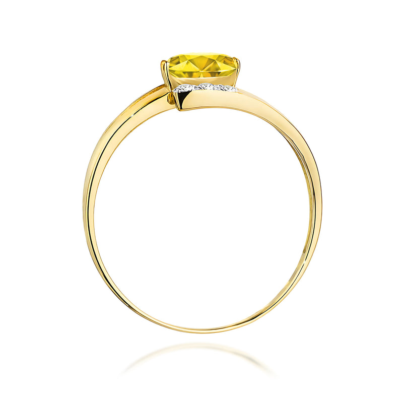 Inel Aur 14K cu Diamante de Laborator 0.55 ct, imaginea 3 din 12