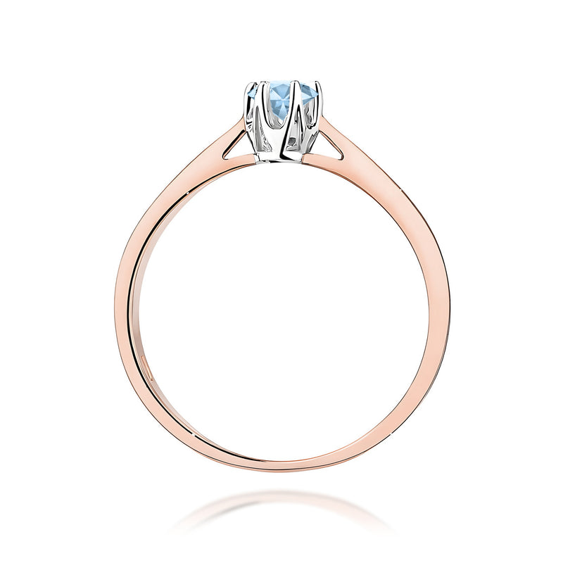 Inel Aur 14K cu Diamant de Laborator 0.12 ct, imaginea 7 din 12