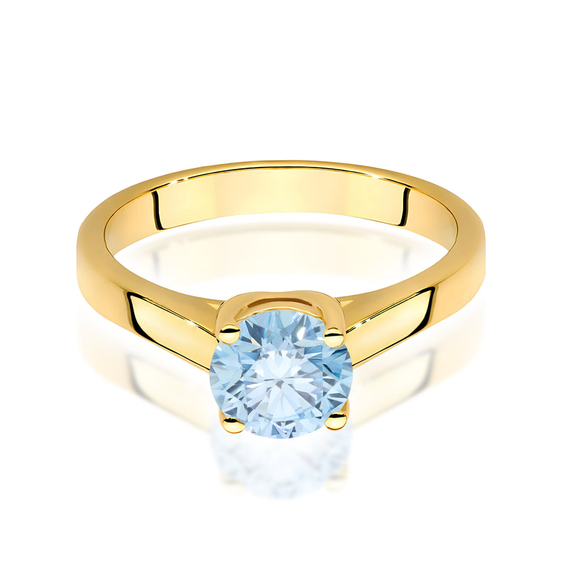 Inel Aur 14K cu Diamant de Laborator 1.00 ct, imaginea 2 din 12