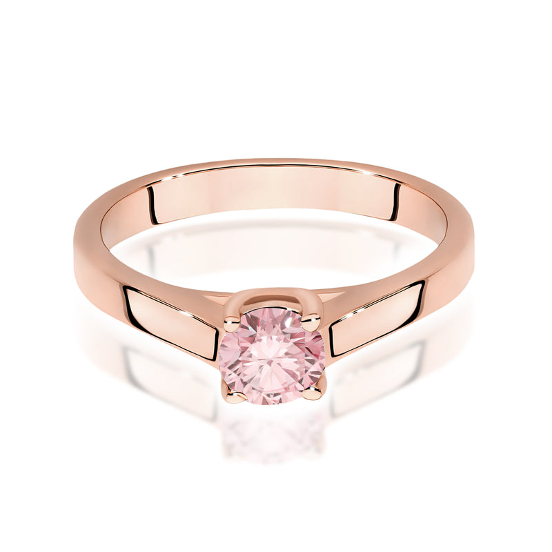 Inel Aur 14K cu Diamant de Laborator 0.50 ct, imaginea 6 din 12