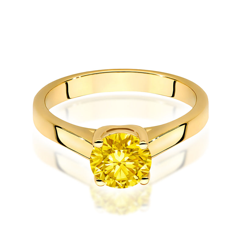 Inel Aur 14K cu Diamant de Laborator 1.00 ct, imaginea 2 din 12