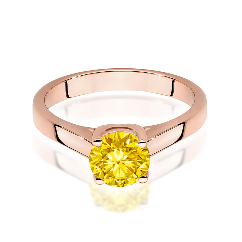 Inel Aur 14K cu Diamant de Laborator 1.00 ct, imaginea 6 din 12