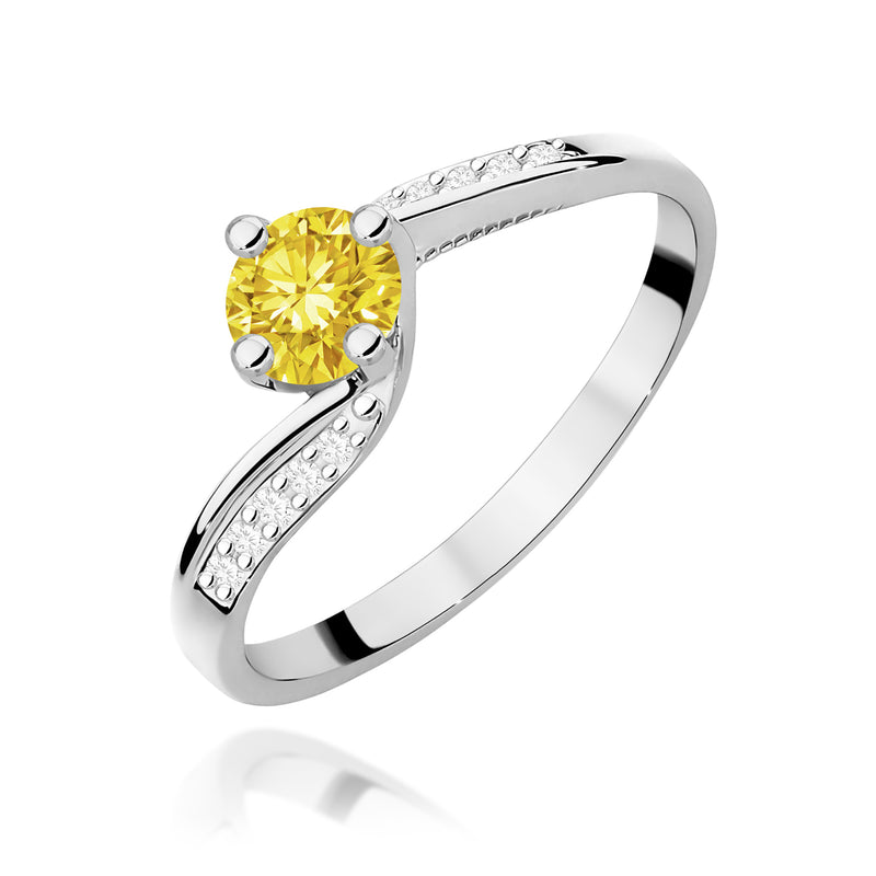 Inel Aur 9K cu Diamante de Laborator 0.55 ct, imaginea 5 din 8