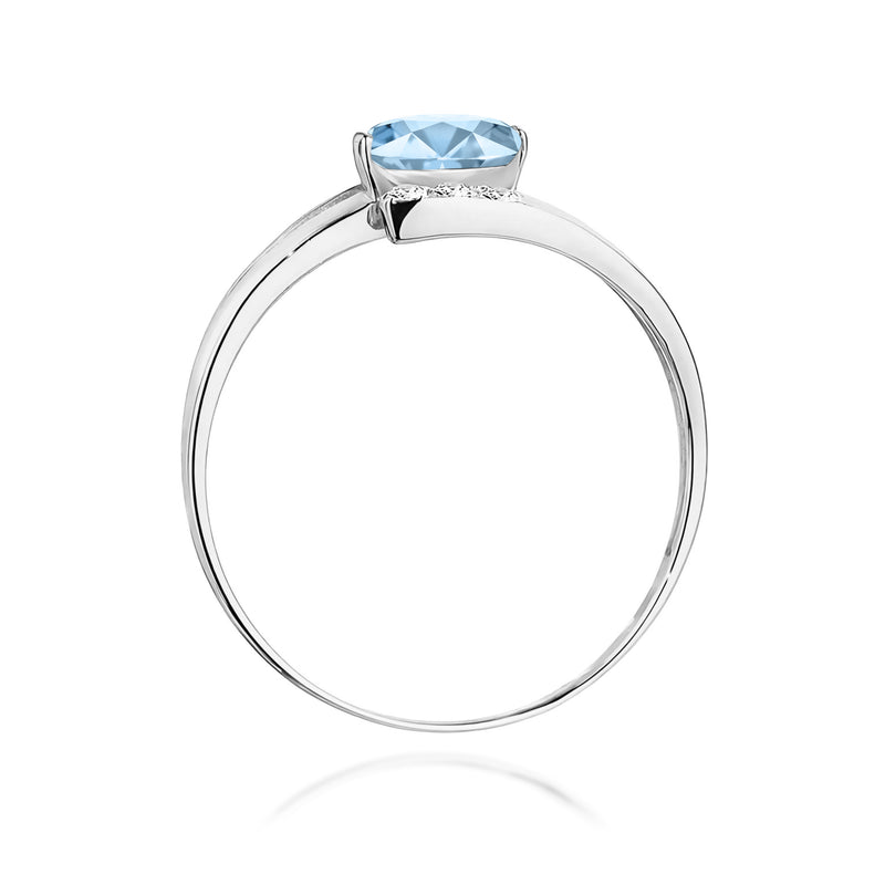 Inel Aur 9K cu Diamante de Laborator 0.55 ct, imaginea 7 din 8