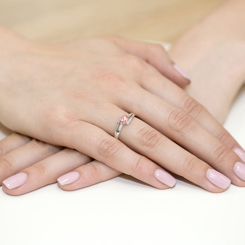 Inel Aur 9K cu Diamante de Laborator 0.55 ct, imaginea 8 din 8
