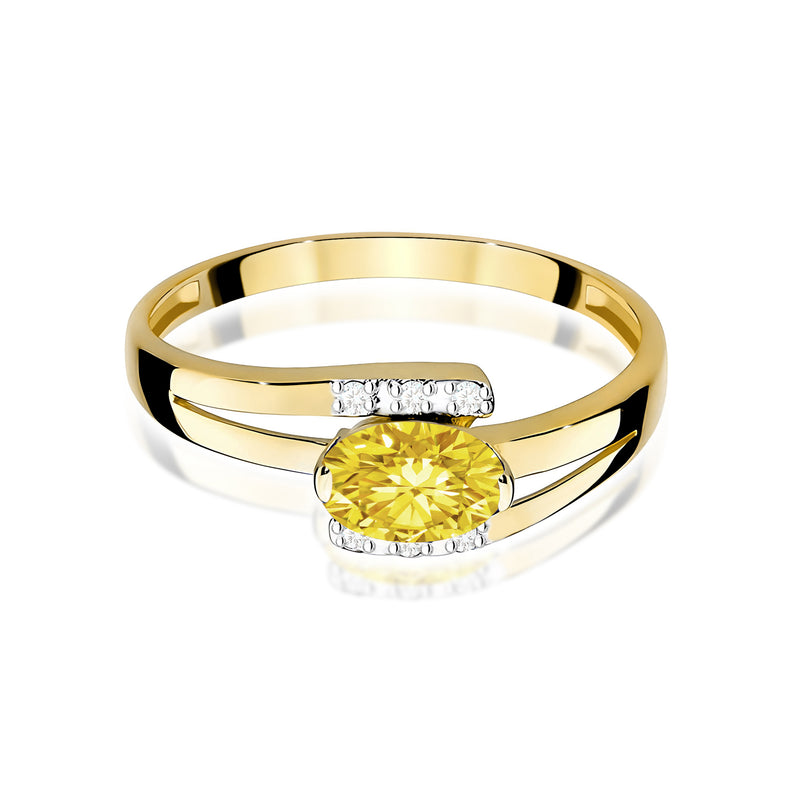 Inel Aur 9K cu Diamante de Laborator 0.55 ct, imaginea 2 din 8