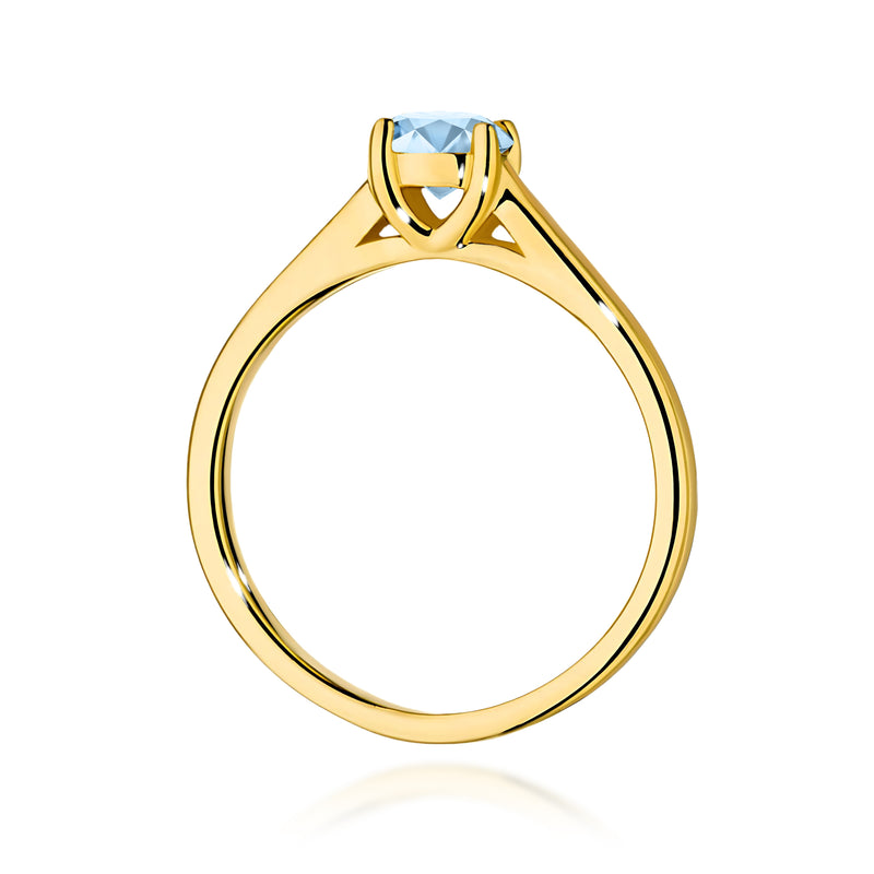 Inel Aur 9K cu Diamant de Laborator 0.50 ct, imaginea 3 din 8
