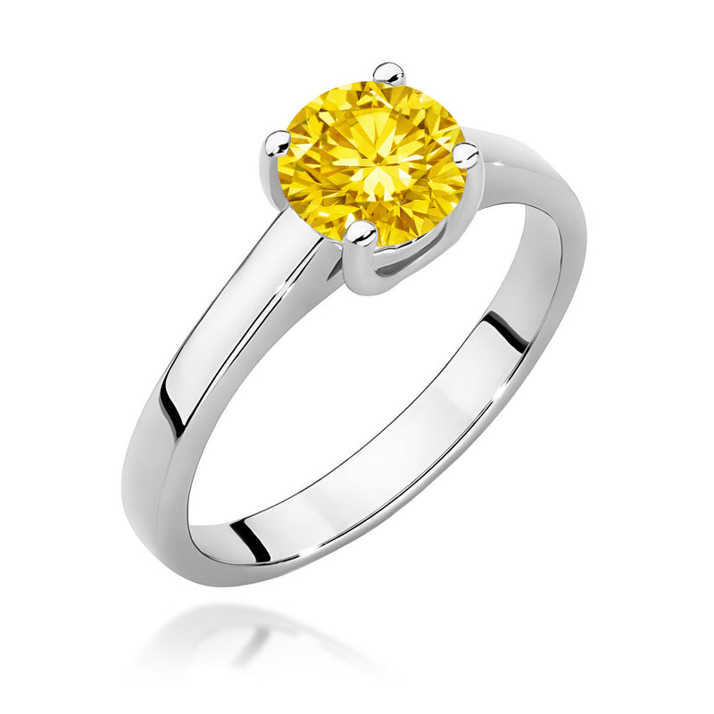 Inel Aur 9K cu Diamant de Laborator 1.00 ct, imaginea 5 din 8