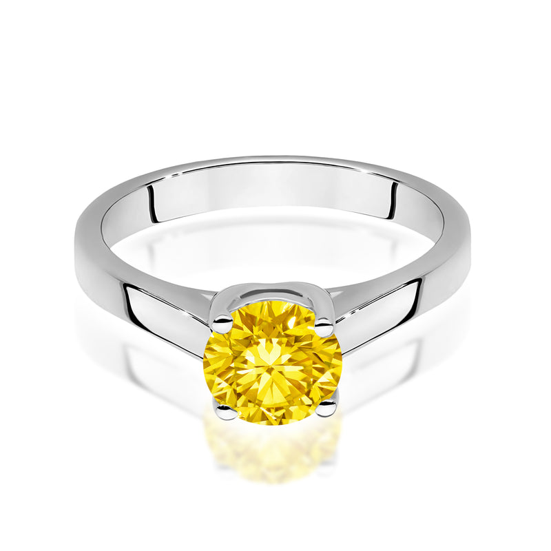Inel Aur 9K cu Diamant de Laborator 1.00 ct, imaginea 6 din 8