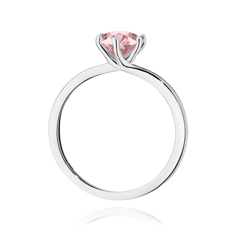 Inel Aur 14K cu Diamant Roz de Laborator 1.00 ct, imaginea 11 din 12