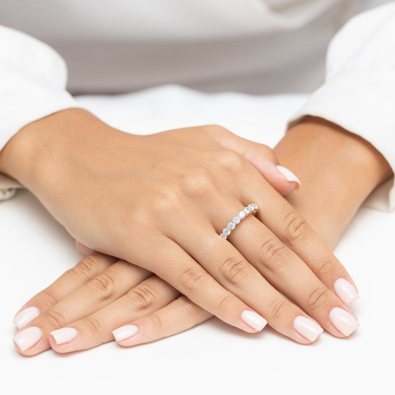 Inel Aur 14K cu Diamant de Laborator 0.12 ct, imaginea 4 din 8