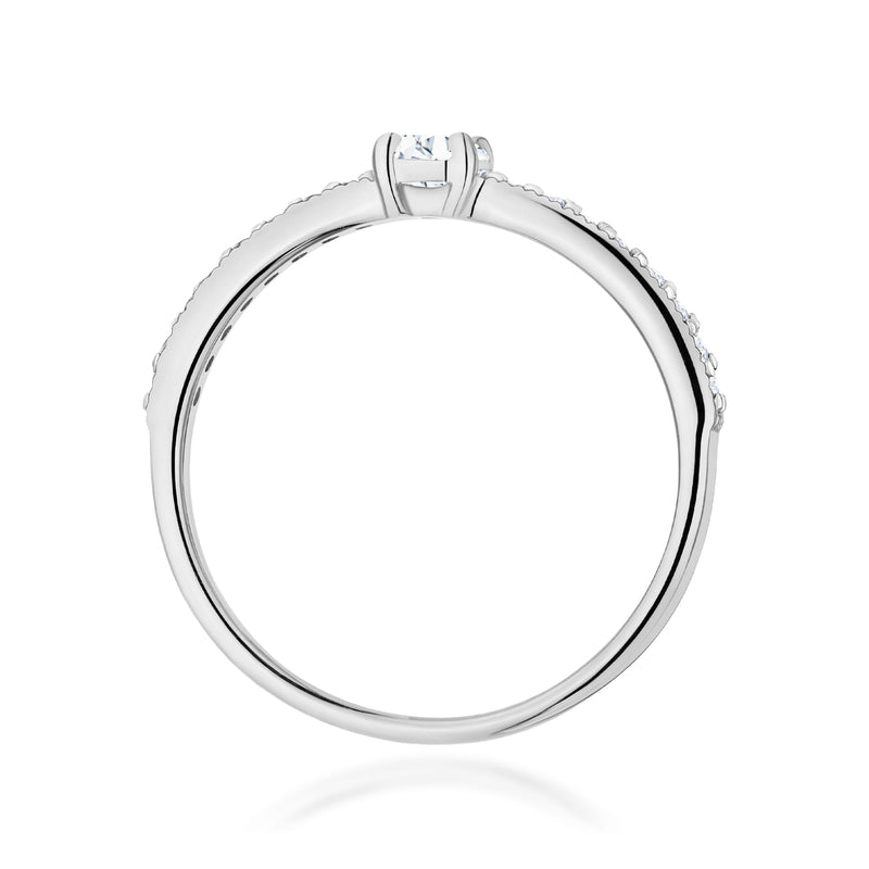 Inel Aur 14K cu Diamante de Laborator 0.39 ct, imaginea 11 din 12