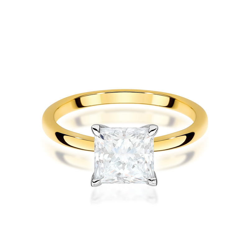 Inel Aur 14K cu Diamant de Laborator 1.50 ct, imaginea 2 din 9